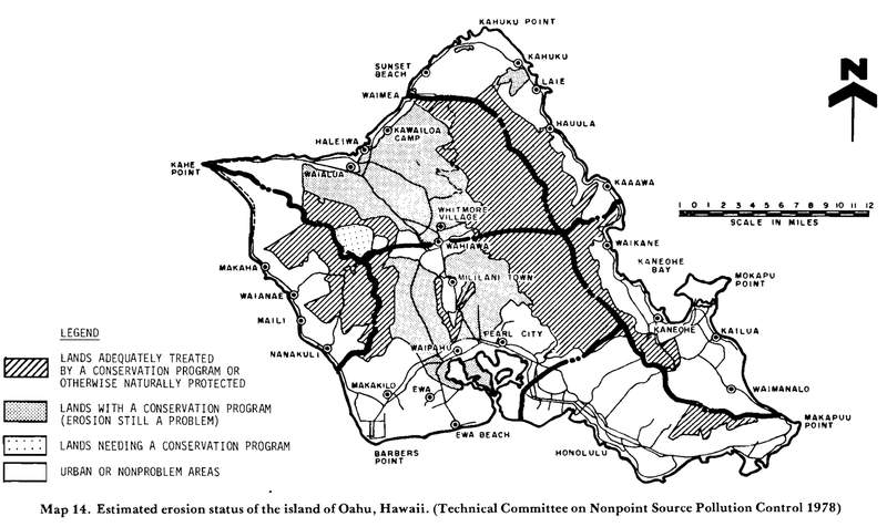1978 Erosion Status of Oʻahu